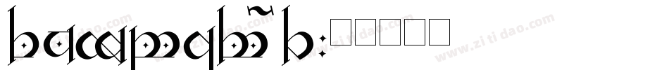 Tengwar 03字体转换